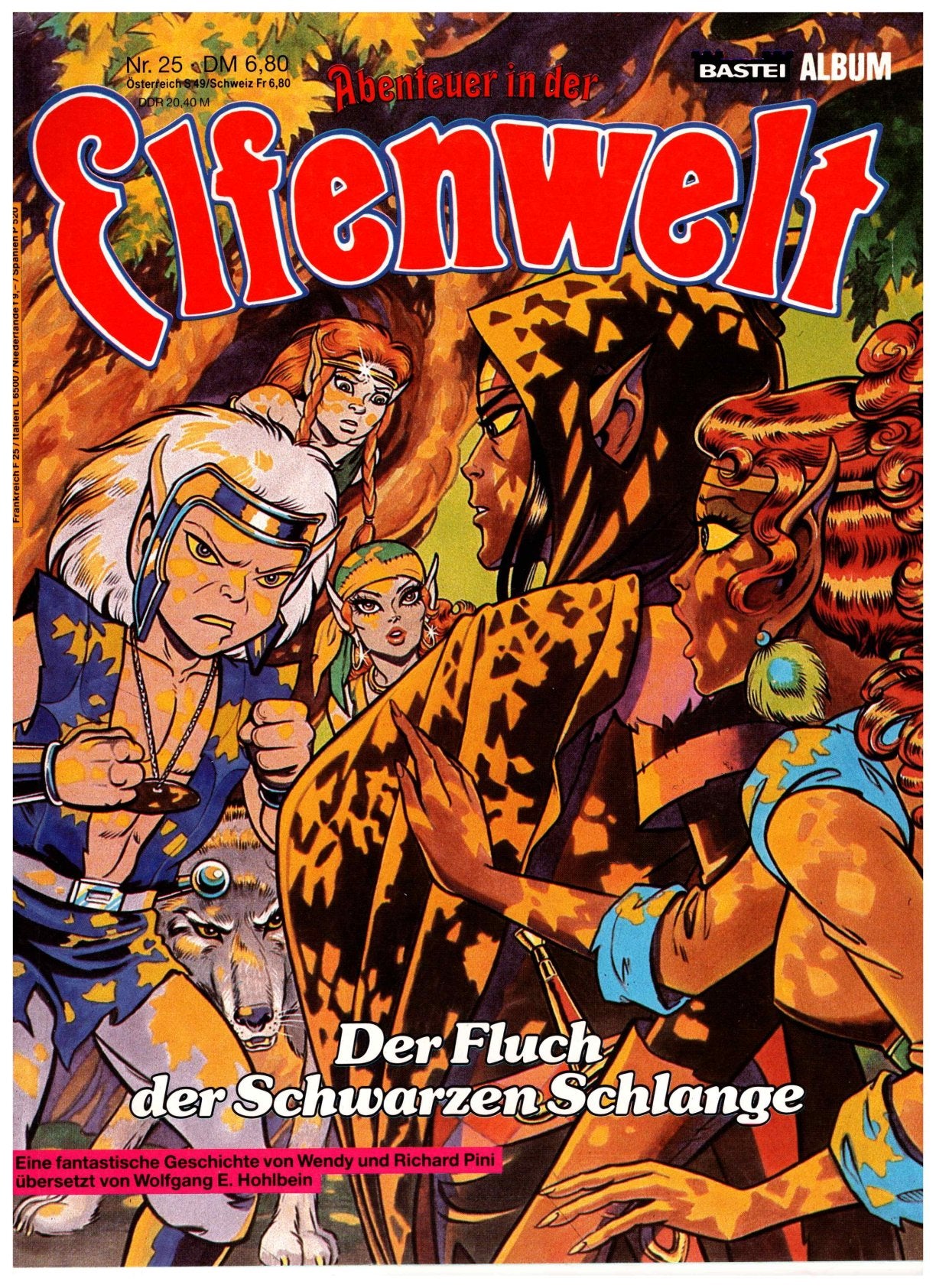 Abenteuer in der Elfenwelt Nr.25 / Der Fluch der schwarzen Schlange