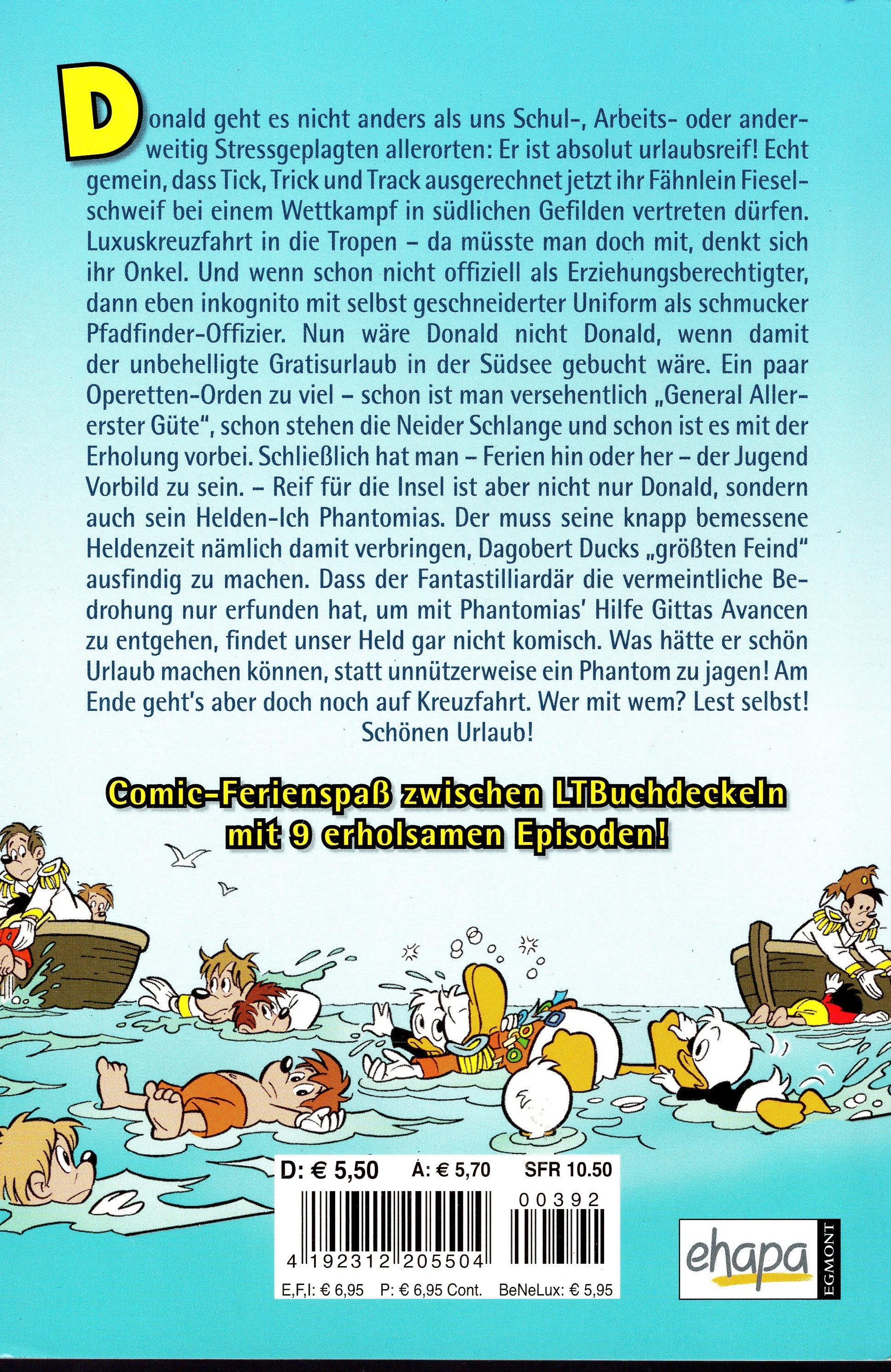 Lustiges Taschenbuch 392 - Urlaubsreif
