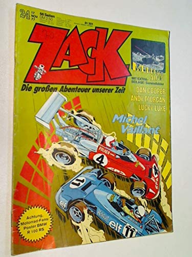 Zack - Les grandes aventures de notre temps. Fascicule 24. 17 novembre 1977.
