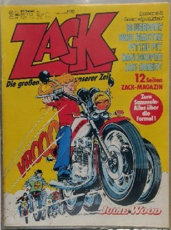 Zack - Die großen Abenteuer unserer Zeit. Heft 2. 11. Januar 1979.