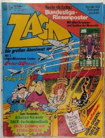 Zack - Die großen Abenteuer unserer Zeit. Heft 19. 8. September 1979.