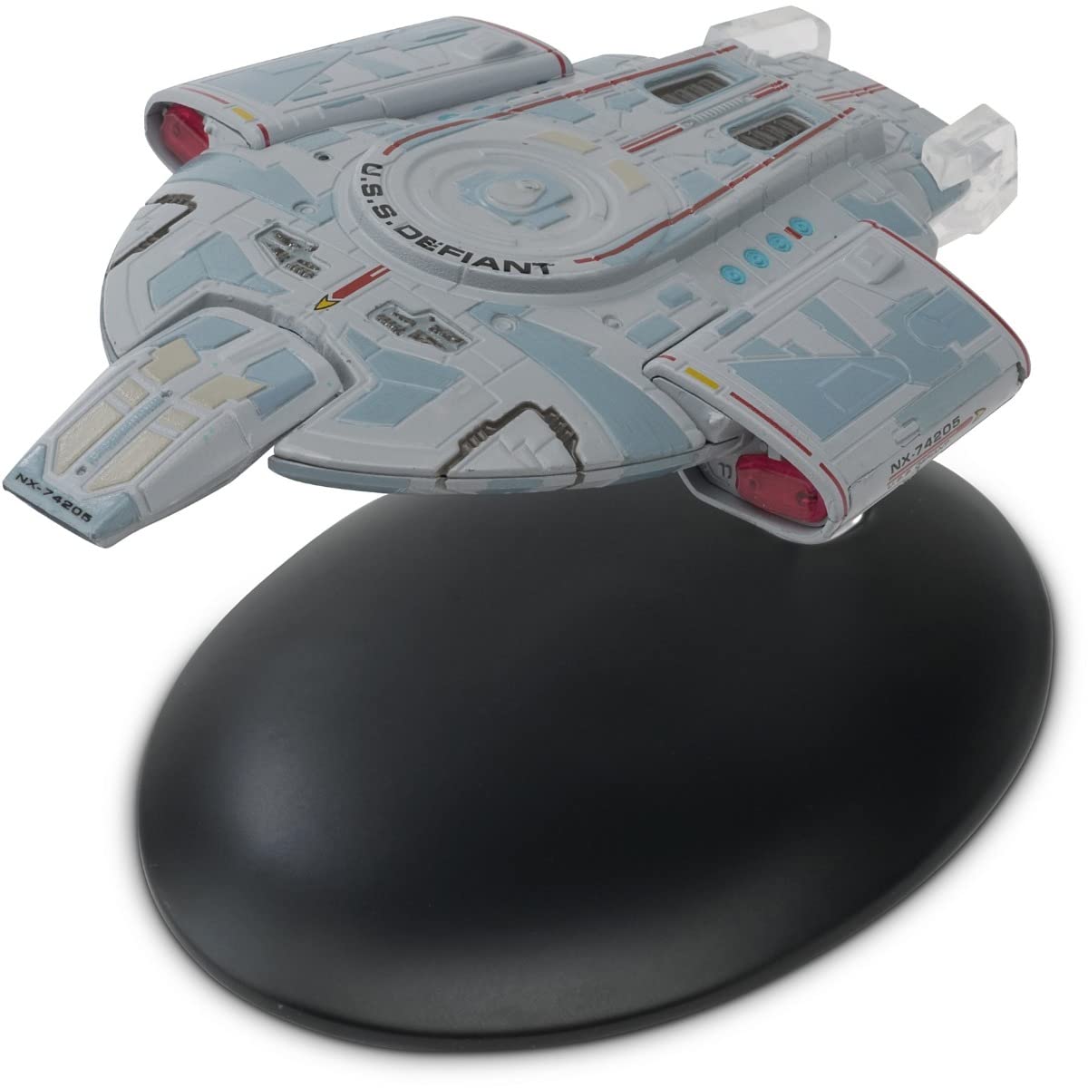 Star Trek U.S.S. Defiant NX-74205 Vaisseau Spatial (Boîte Édition Collector) - Collection Officielle Starships Star Trek par Eaglemoss Collections Modèle en Métal
