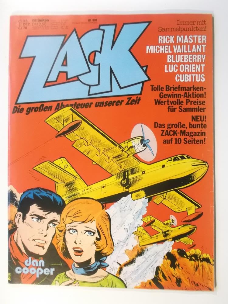Zack - Die großen Abenteuer unserer Zeit. Heft 1. 28. Dezember 1978.