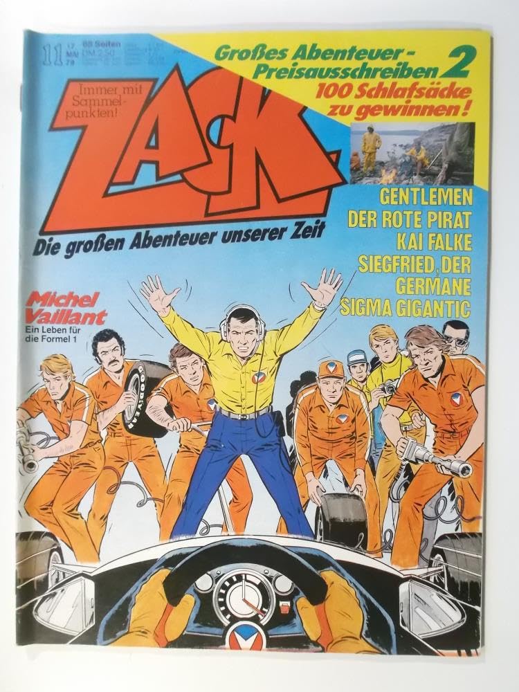 Zack - Die großen Abenteuer unserer Zeit. Heft 11. 17. Mai 1979.