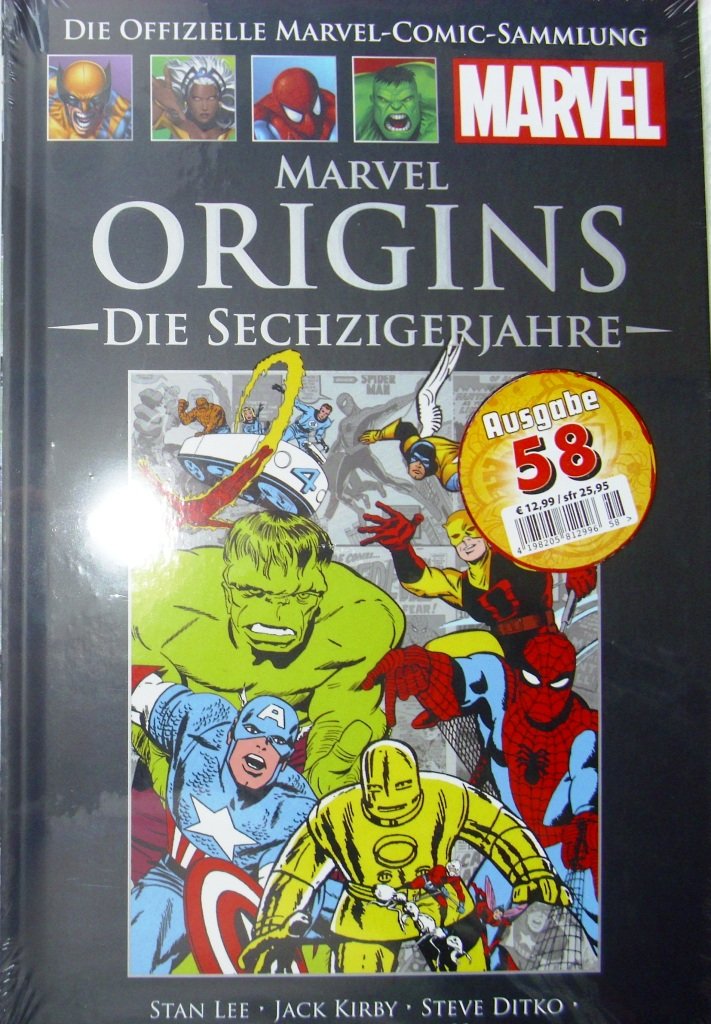 Die offizielle Marvel-Comic-Sammlung Classic I: Marvel Origins - Die Sechzigerjahre