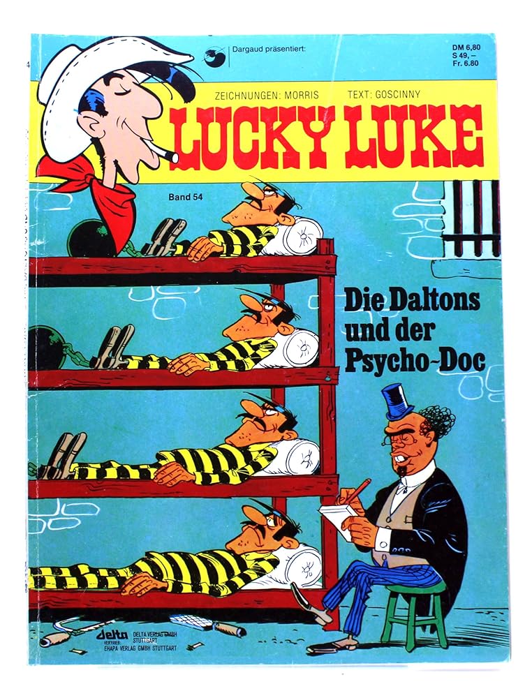 Lucky Luke, Bd.54, Die Daltons und der Psycho-Doc cover image