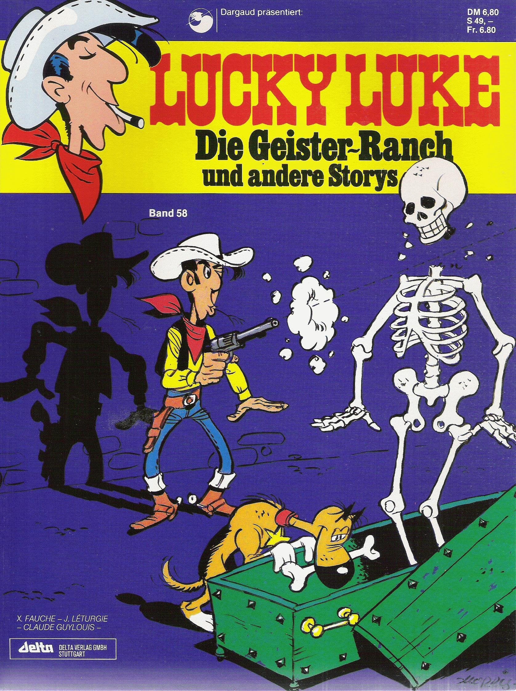 Bande dessinée Lucky Luke 1989, Tome 58 : Le Ranch hanté et autres histoires