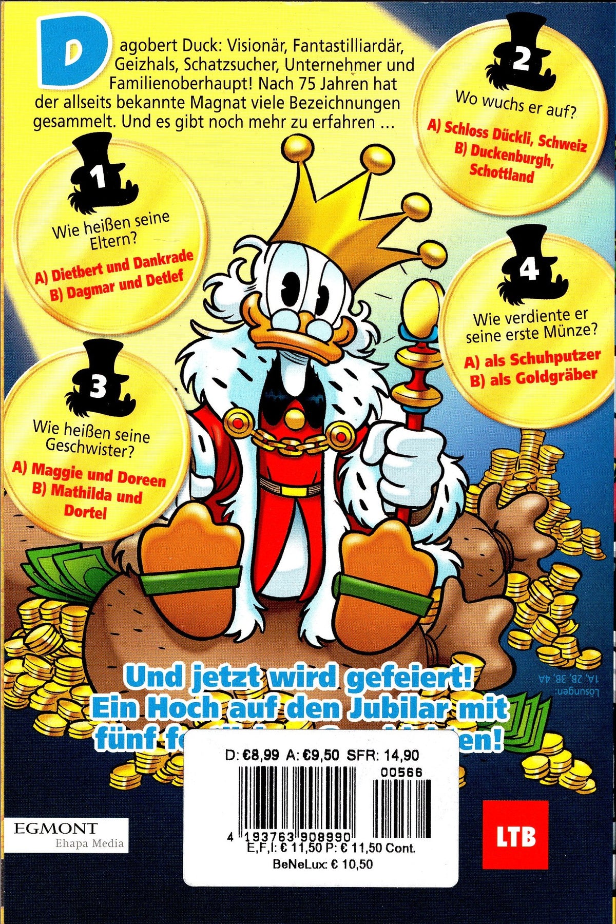 Lustiges Taschenbuch 566 Goldenes Jubiläum LTB 566