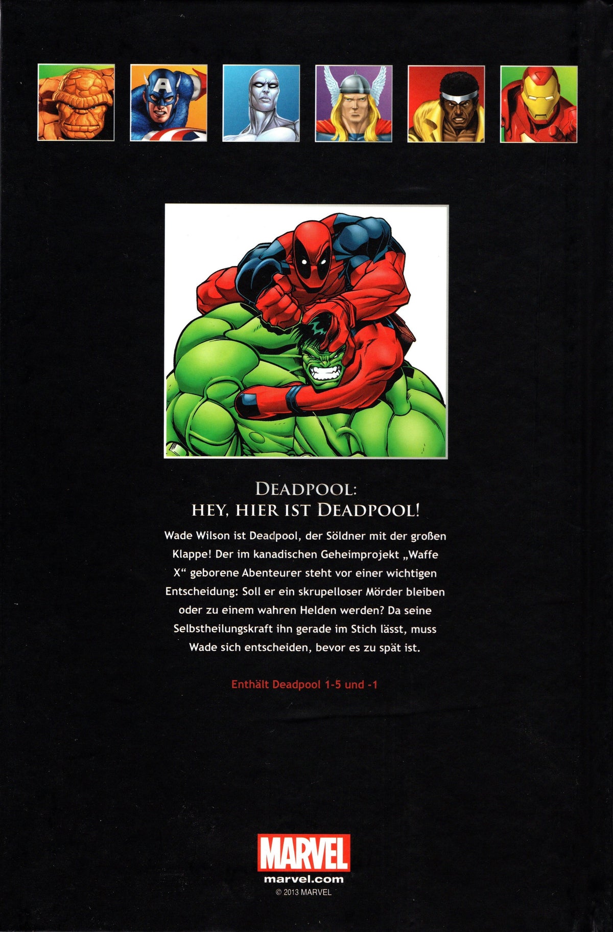 Die offizielle Marvel- Comic- Sammlung 13: Deadpool - Hey, hier ist Deadpool (2013, Hardcover, Hachette)