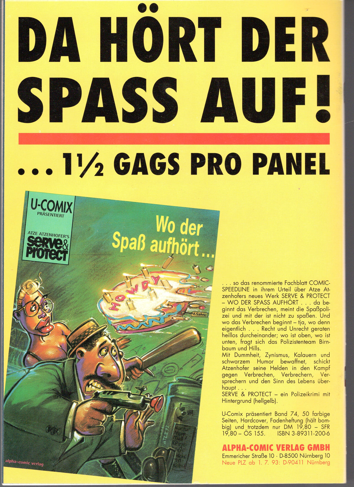 Schwermetall Nr. 166 – Fantastische Comics für Erwachsene – 1993