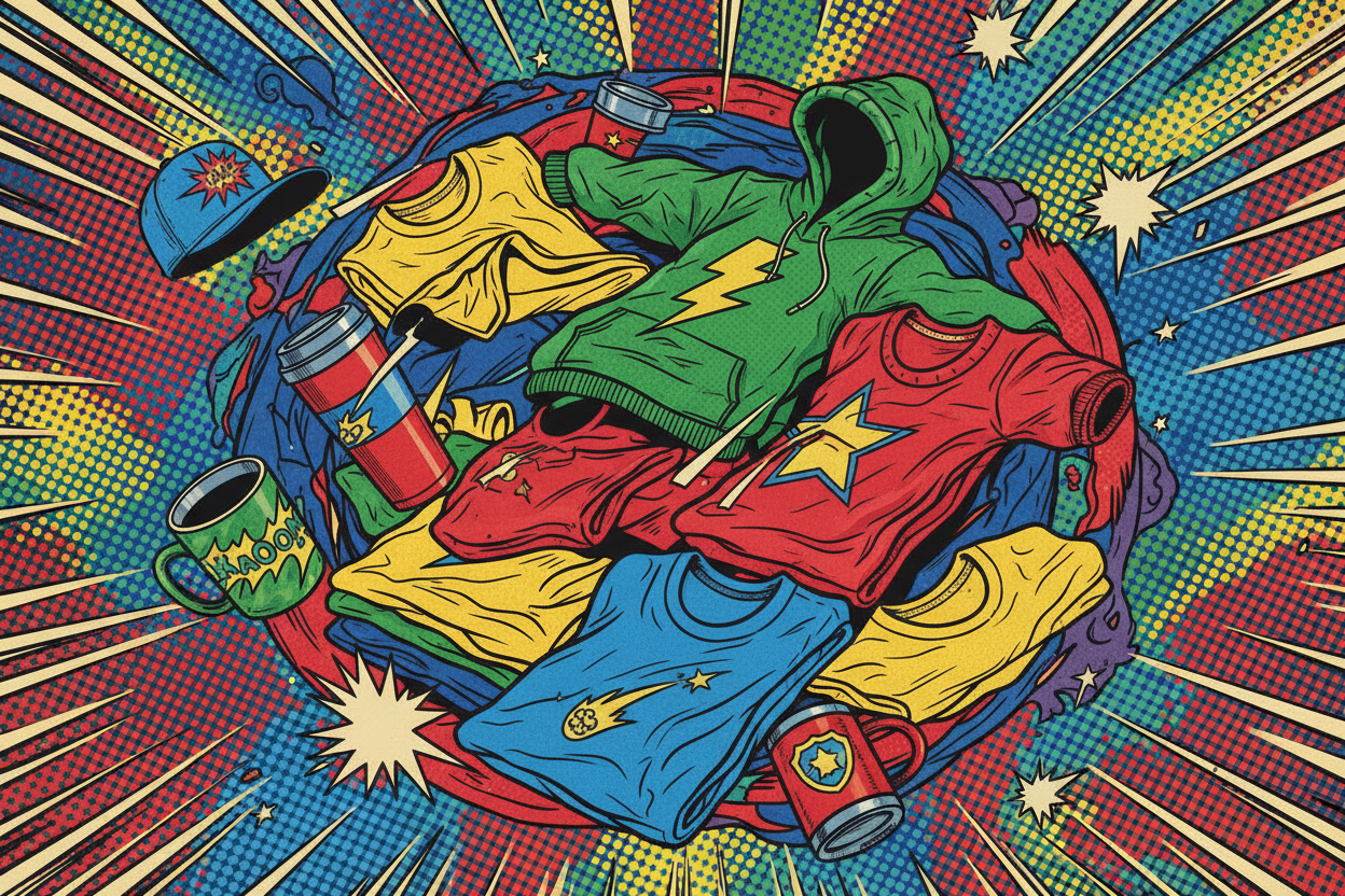 Fanshop Kollektionsbild - Comic-Stil