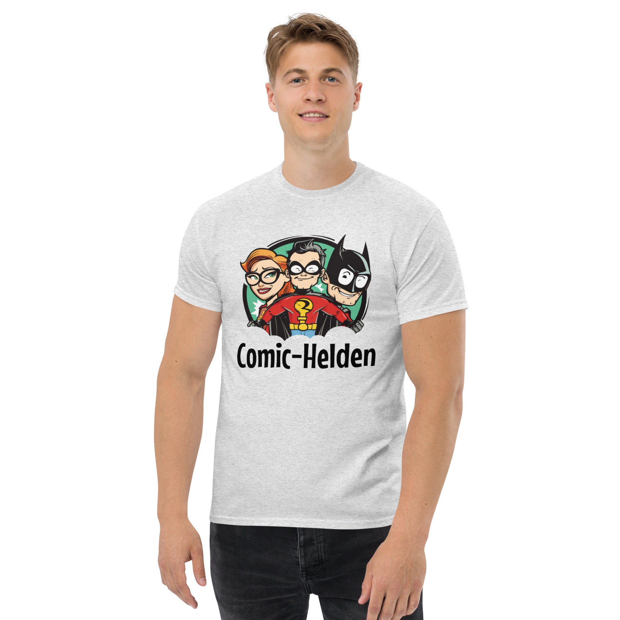 Klassisches Herren-T-Shirt Comic-Helden