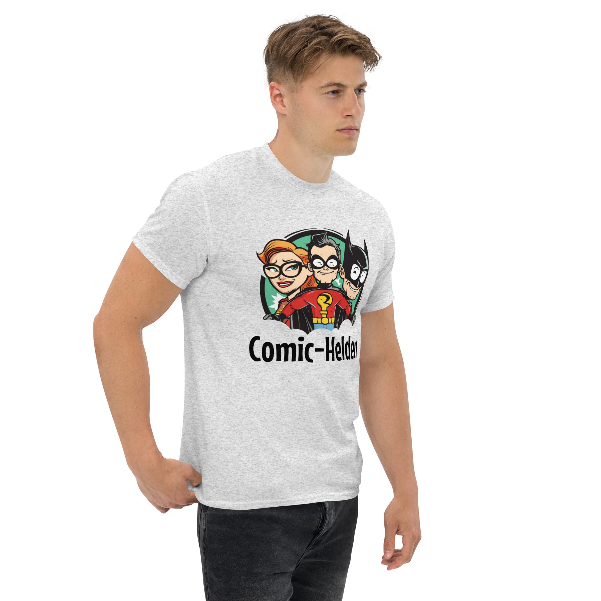 Klassisches Herren-T-Shirt Comic-Helden