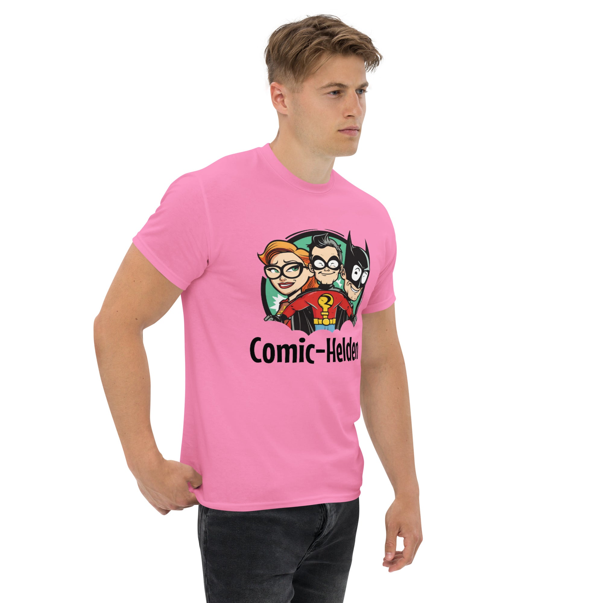Klassisches Herren-T-Shirt Comic-Helden
