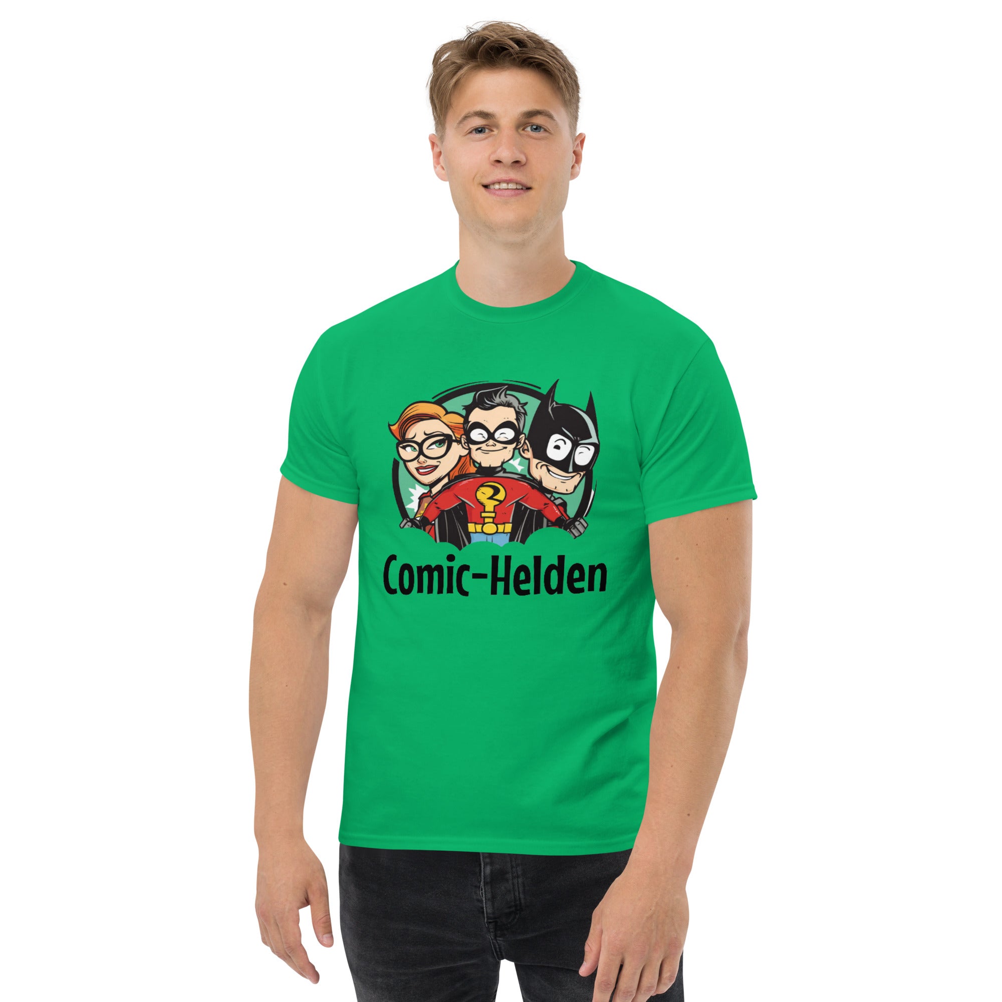 Klassisches Herren-T-Shirt Comic-Helden
