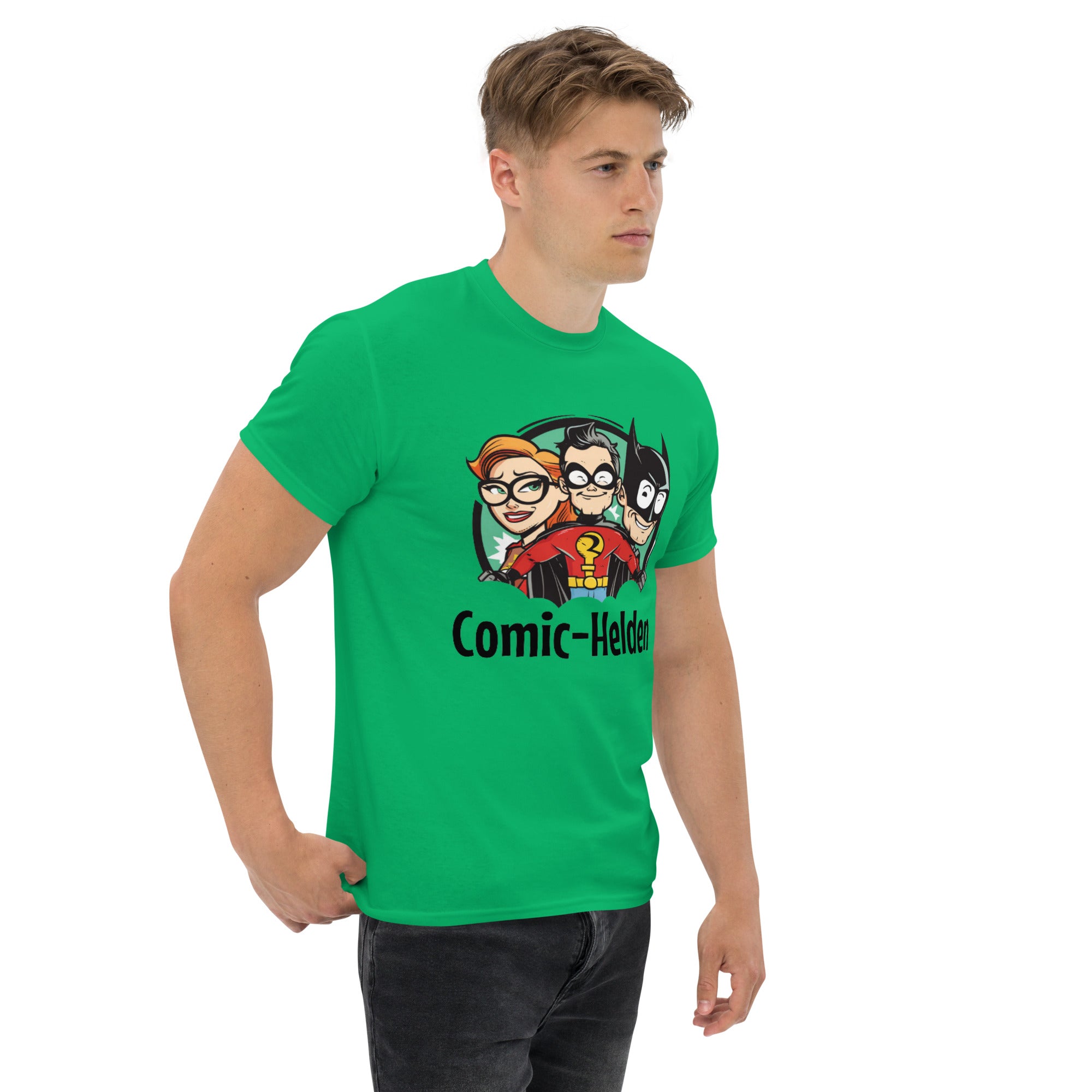 Klassisches Herren-T-Shirt Comic-Helden