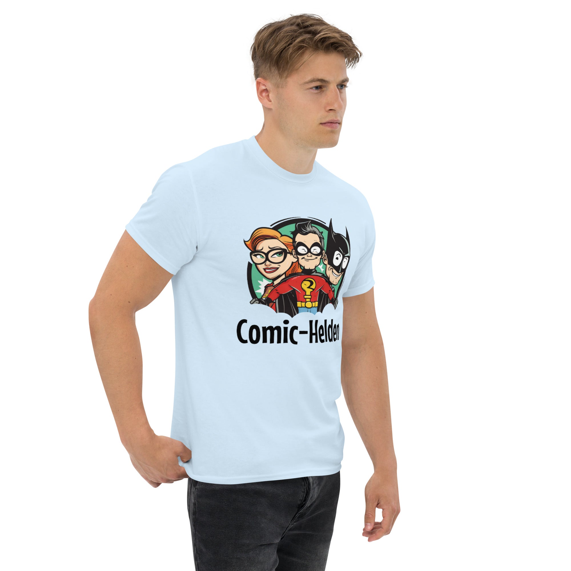 Klassisches Herren-T-Shirt Comic-Helden