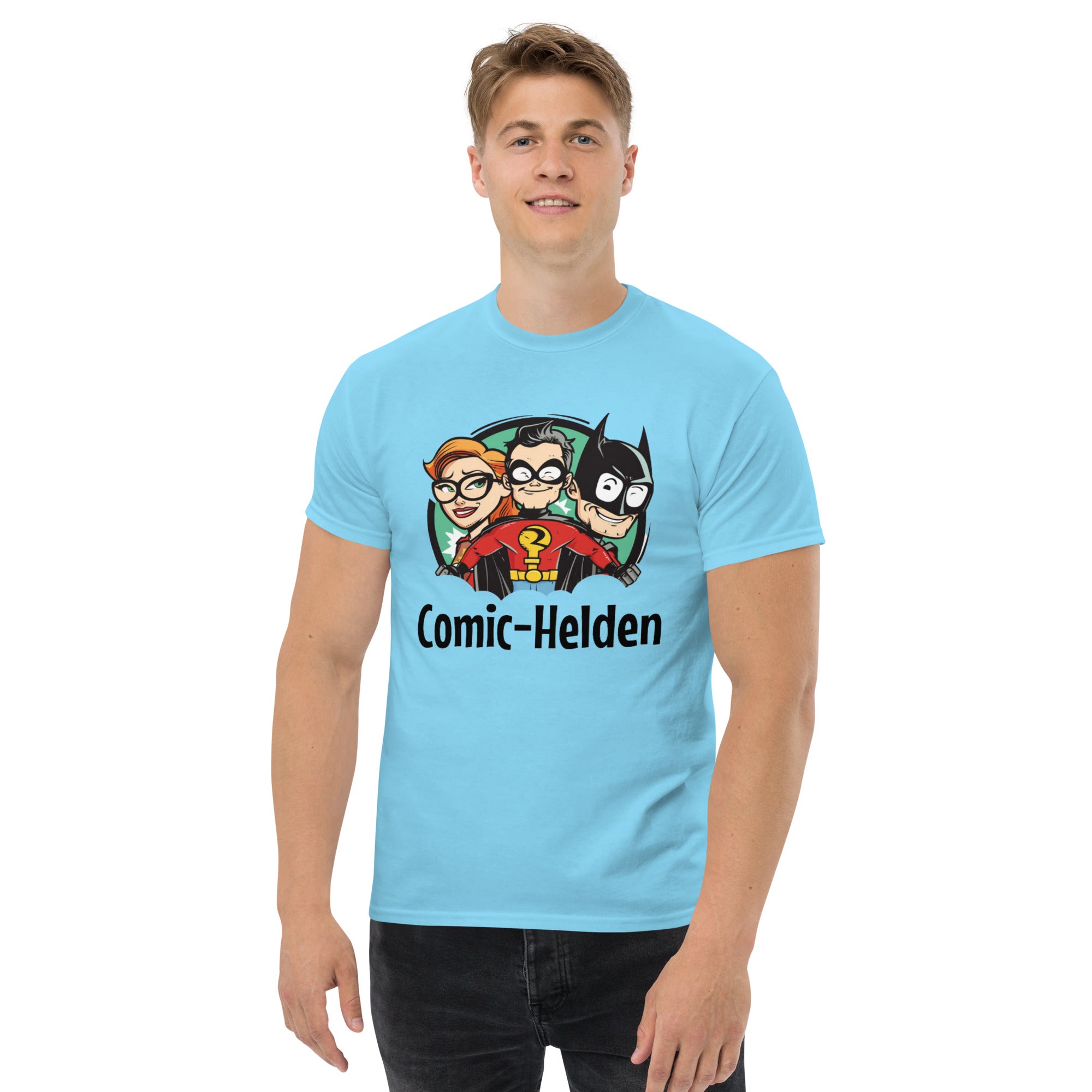 Klassisches Herren-T-Shirt Comic-Helden