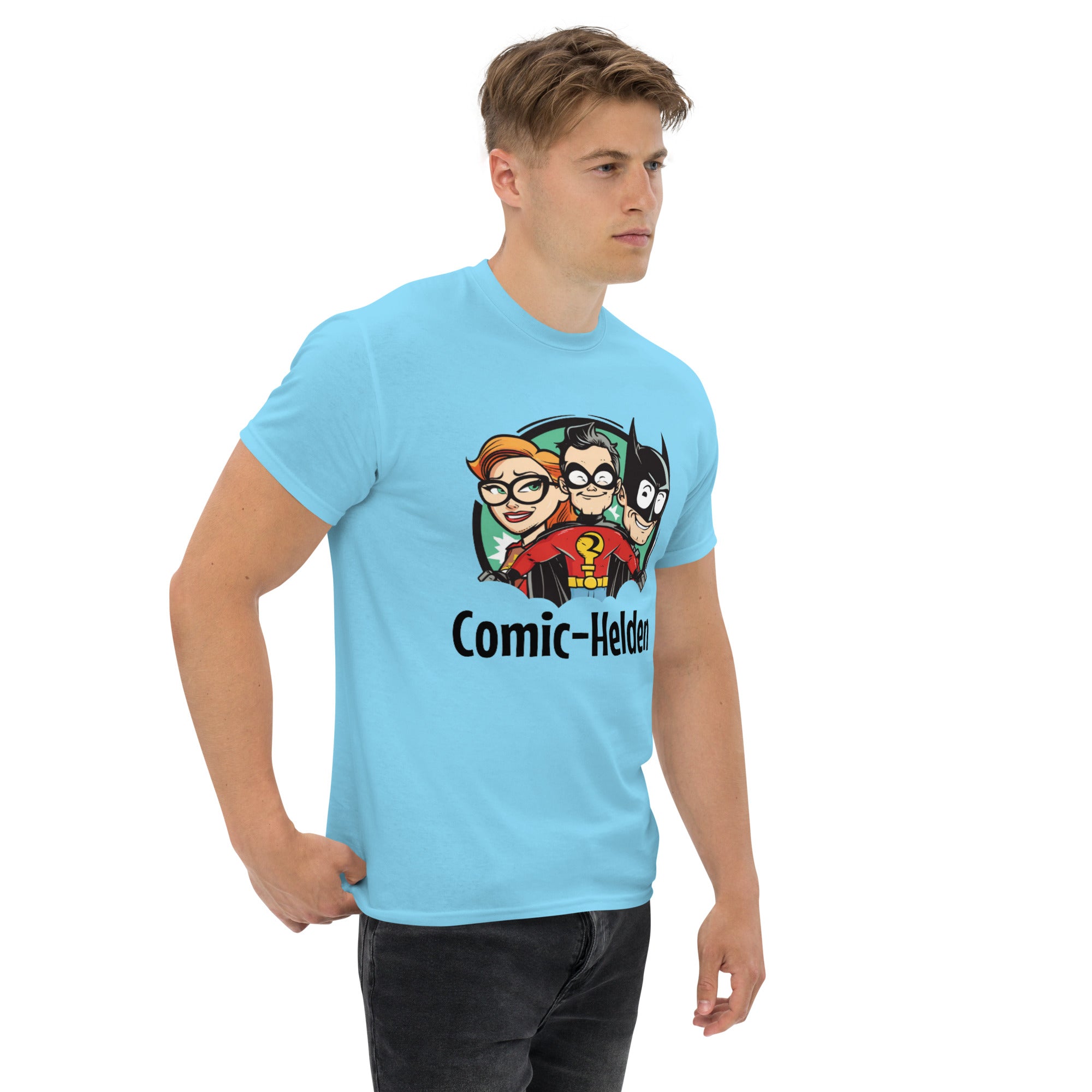 Klassisches Herren-T-Shirt Comic-Helden