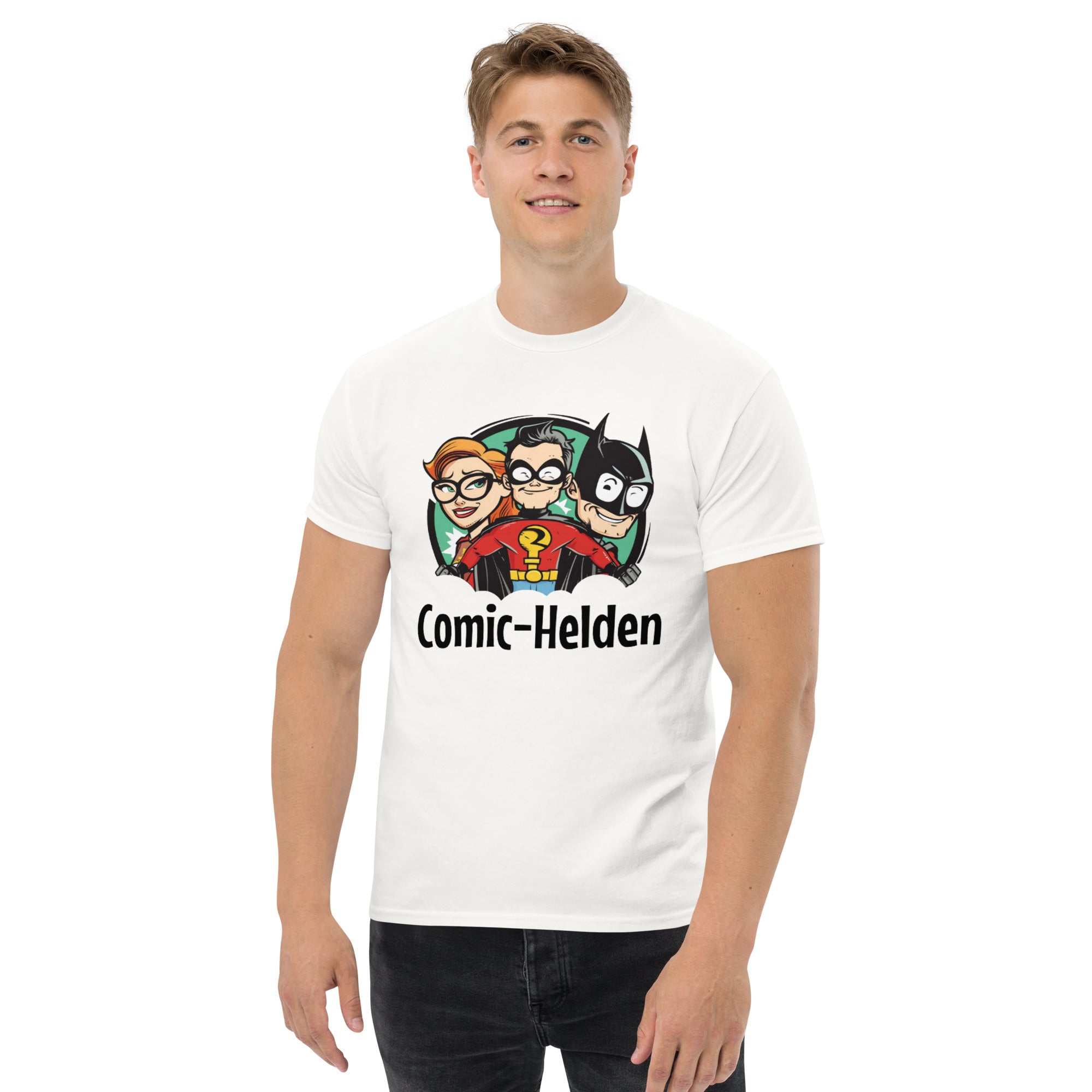 Klassisches Herren-T-Shirt Comic-Helden