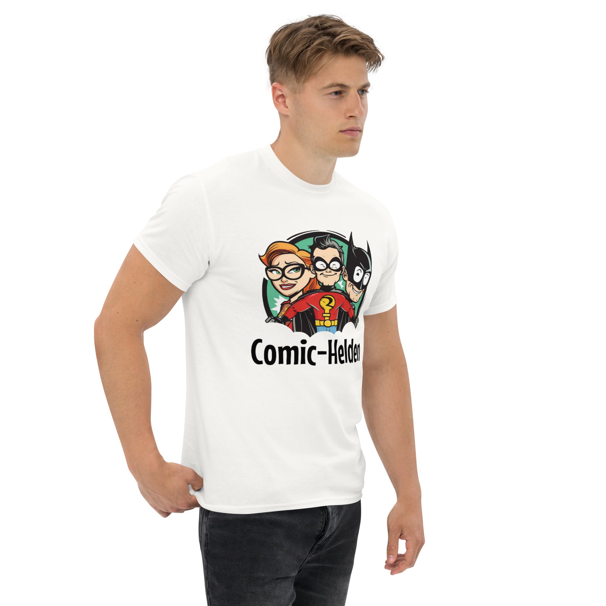 Klassisches Herren-T-Shirt Comic-Helden