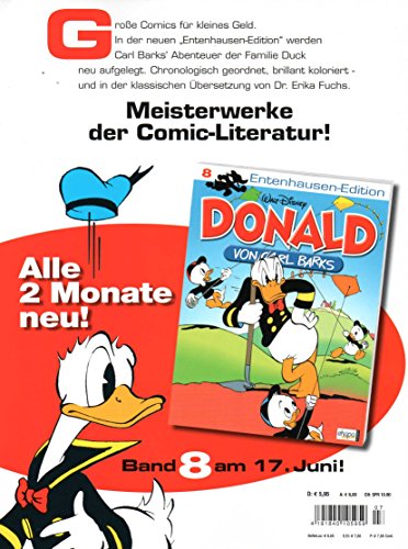 DISNEY Entenhausen-Edition Comic DONALD DUCK von Carl Barks # 7: Gute Vorsätze