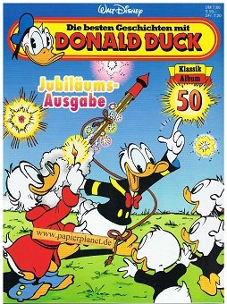 Die besten Geschichten mit Donald Duck Klassik Album 50 Jubiläums-Ausgabe, 1997, Comic-Album