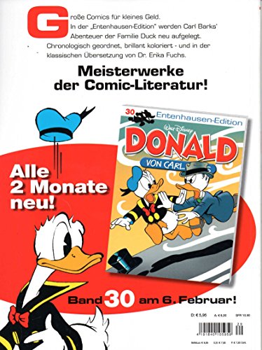 DISNEY Entenhausen-Edition Comic DONALD DUCK von Carl Barks # 29: BERUFSSORGEN