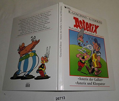 Bestell.Nr. 626713 Asterix Werkedition mit Lexikon Band 1 und 2: Asterix der Gallier + Asterix und Kleopatra (Doppelband)