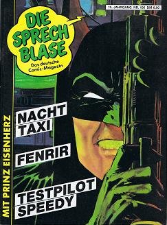 Die Sprechblase 106, mit Prinz Eisenherz, Fenrir. Das deutsche Comic-Magazin