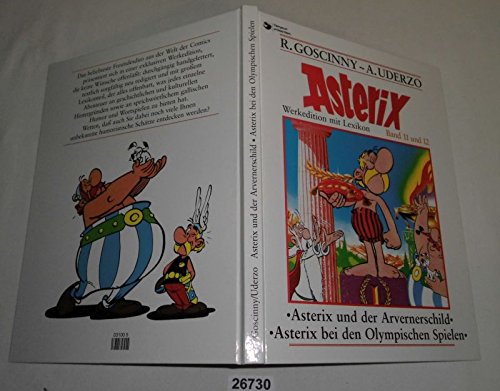 Bestell.Nr. 526730 Asterix Werkedition mit Lexikon Band 11 und 12 Asterix und der Arvernerschild + Asterix bei den olympischen Spielen (Doppelband)