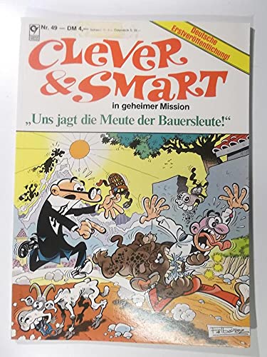 CLEVER & SMART Album 49 Uns jagt die Meute..., ERSTAUSGABE 1. Auflage 1981, Condor Comics