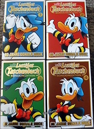 "80 Jahre Donald Duck" LTB Sonderedition / Vier Einzelbände