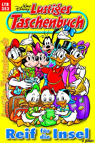 5x Lustiges Taschenbuch (LTB 350,351 Volltreffer!,352 Reif für die Insel, 353 Donald taucht ab, 356 Sheriff gesucht)