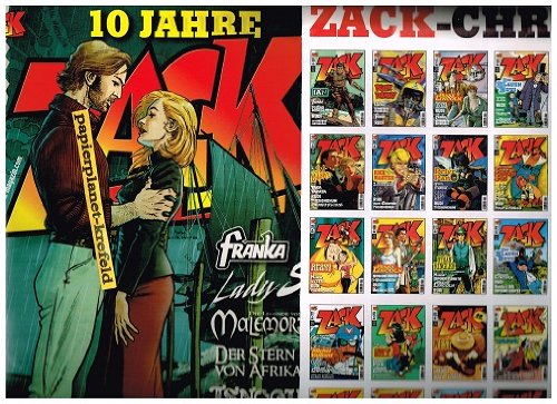 Zack 120 - 10 ans, avec Iznogoud, Franka, Cap Horn, Lady S., juin 2009, magazine de bande dessinée