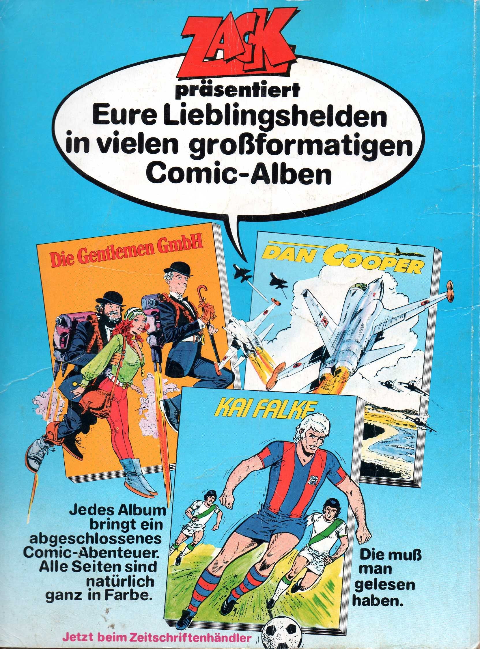 ZACK BOX 42, OUM-PAH-PAH, en mission secrète (Koralle Verlag)