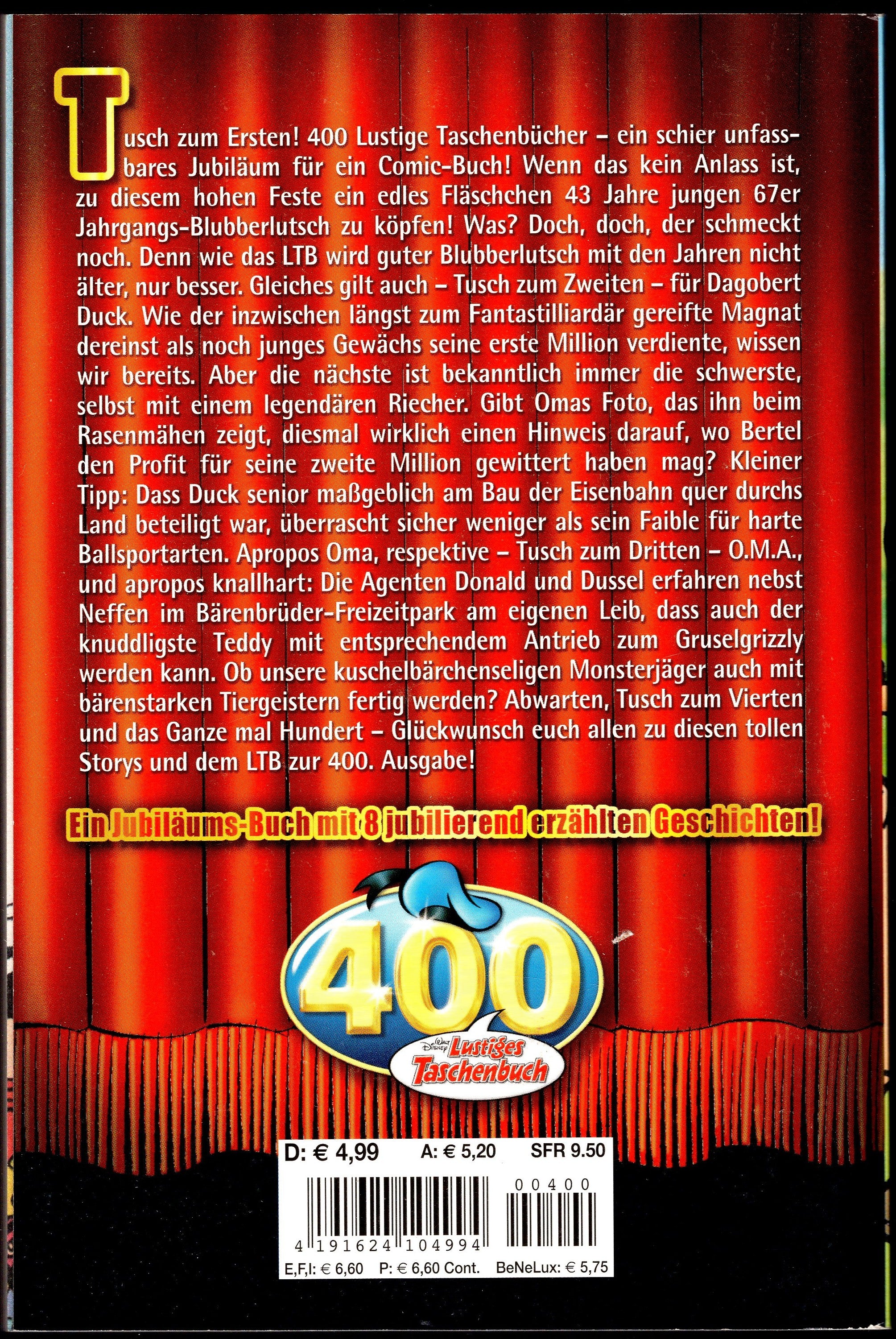 Lustiges Taschenbuch 400 - Jubiläumsausgabe