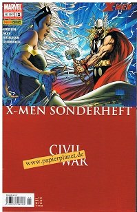 X-Men Sonderheft 15 Civil War , mit Black Panther , 31.10.2007, (Panini Marvel Comics) Comic-Heft