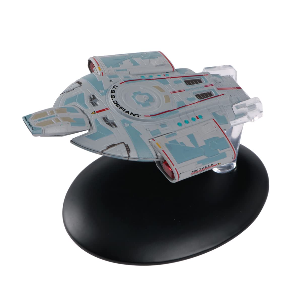 Star Trek U.S.S. Defiant NX-74205 Vaisseau Spatial (Boîte Édition Collector) - Collection Officielle Starships Star Trek par Eaglemoss Collections Modèle en Métal