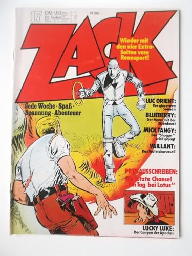 ZACK Magazin 1973/Nr 17, (Michel Vaillant, Luc Orient, Blueberry, Mick Tangy, Lucky Luke)
