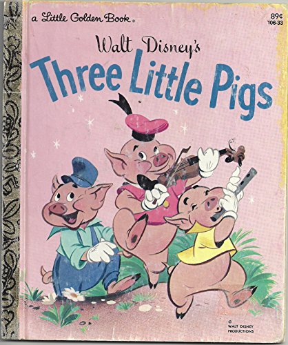 Walt Disney's The Three Little Pigs (Little Golden Books, d78)