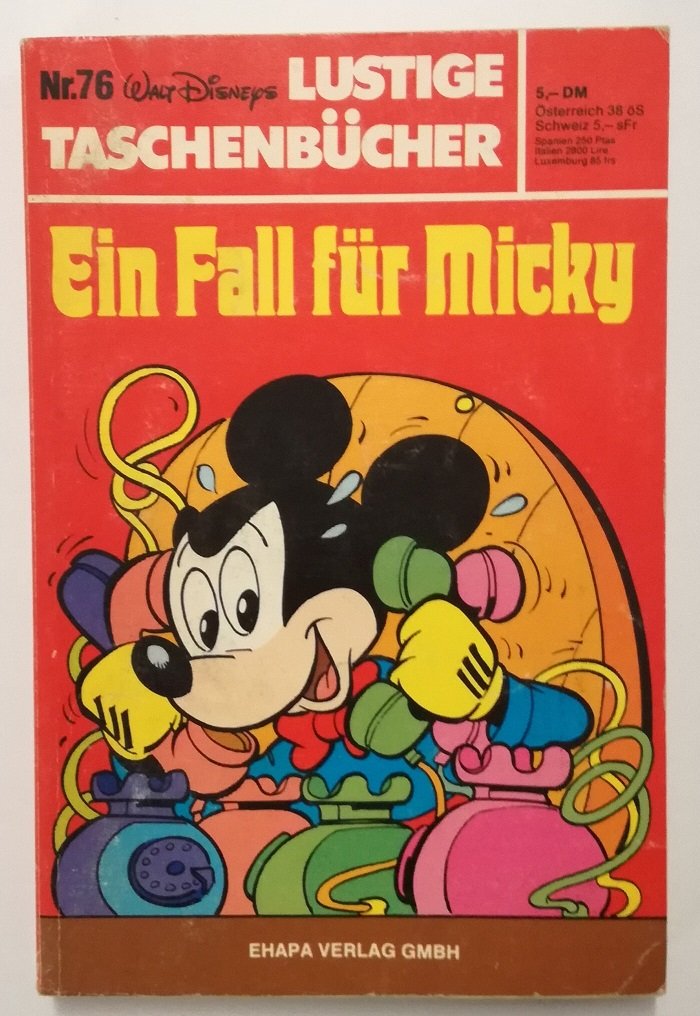 Lustiges Taschenbuch LTB No. 76 - A Case for Mickey Lustige Taschenbücher 1st Edition