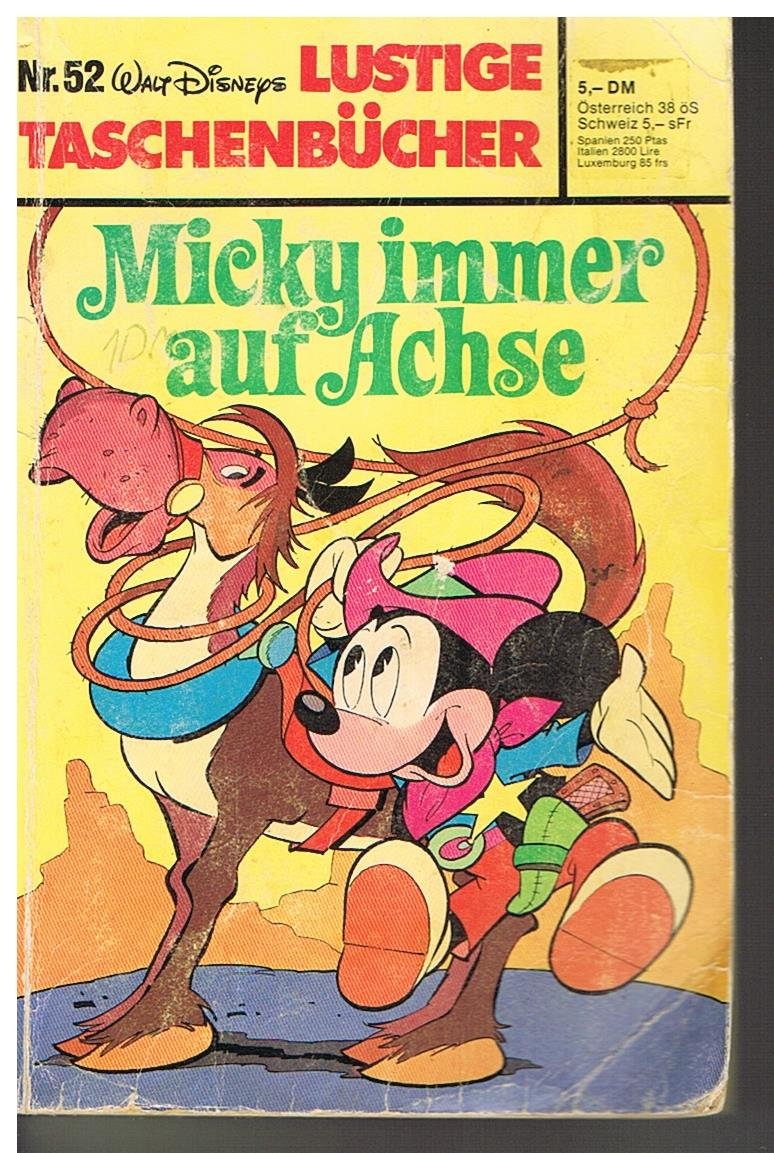 Walt Disney's Comic Books LTB No. 52 - Mickey Always on the Go Comic Book