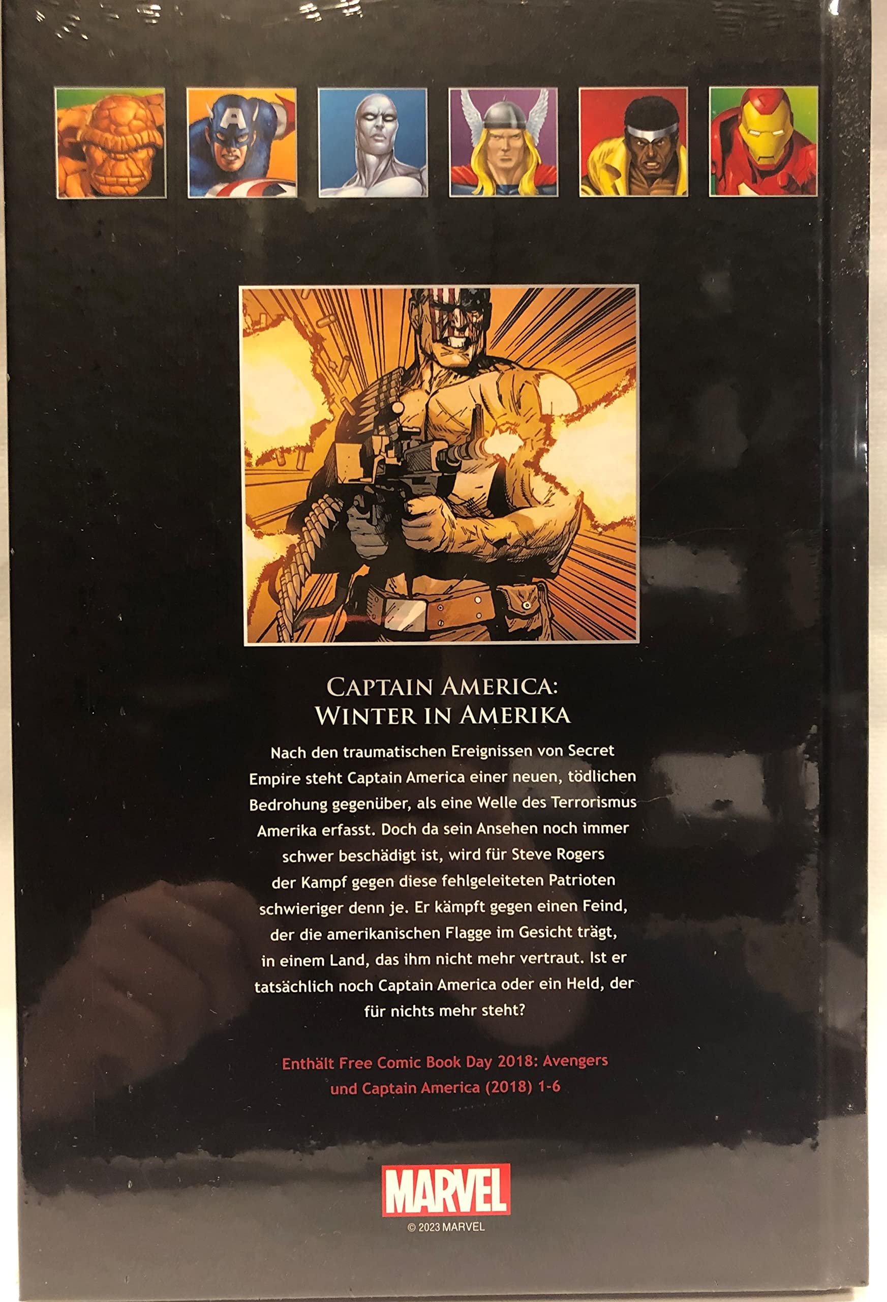 La Collection officielle de bandes dessinées Marvel 227 : Captain America - Hiver en Amérique