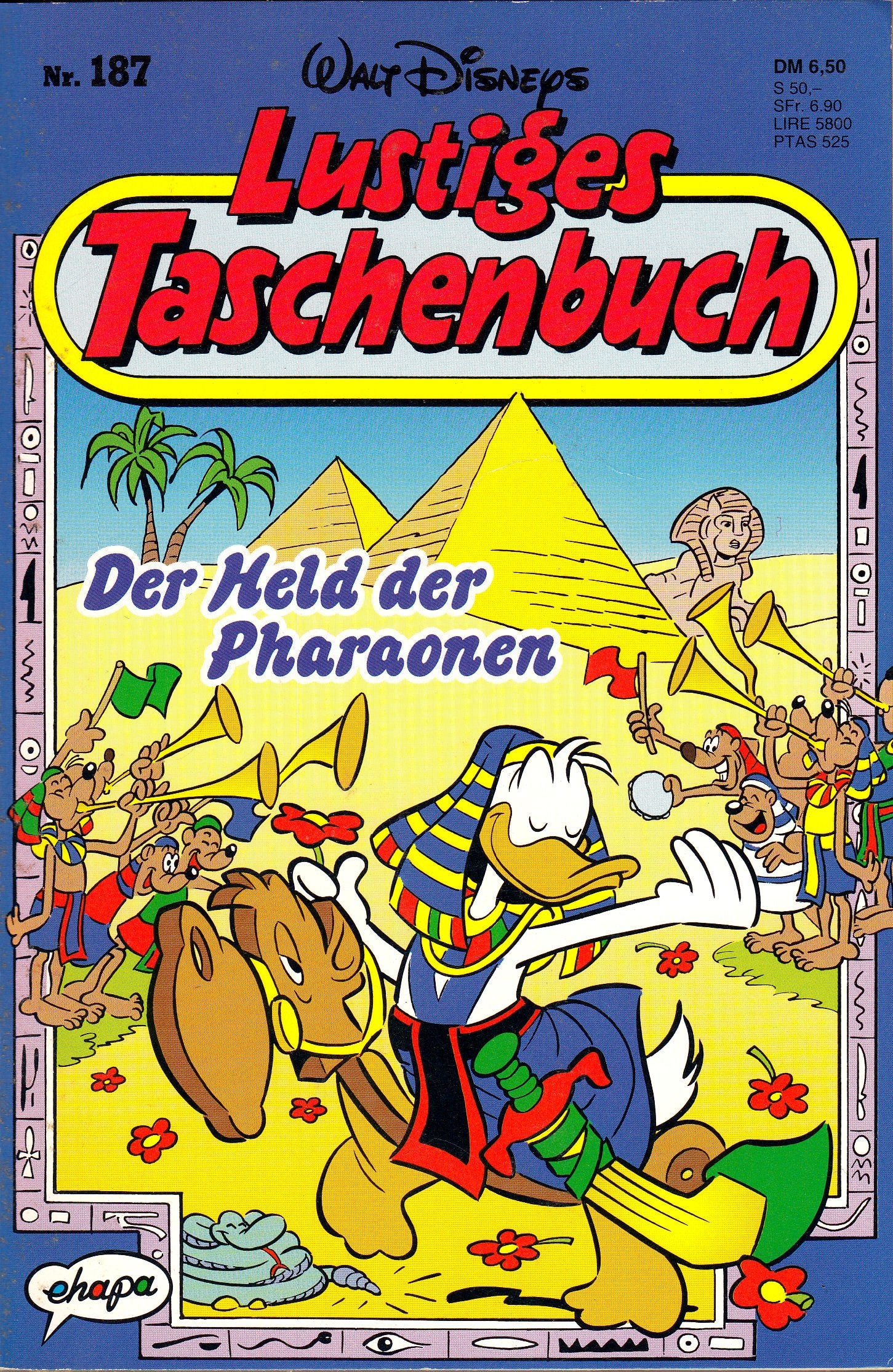 Lustiges Taschenbuch - LTB 187 - Der Held der Pharaonen -