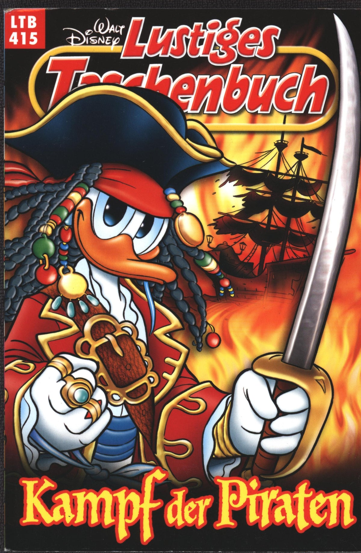 Walt Disney: LTB Lustiges Taschenbuch Band 415: Kampf der Piraten - Donald Duck und Micky Maus Comics für deine Sammlung