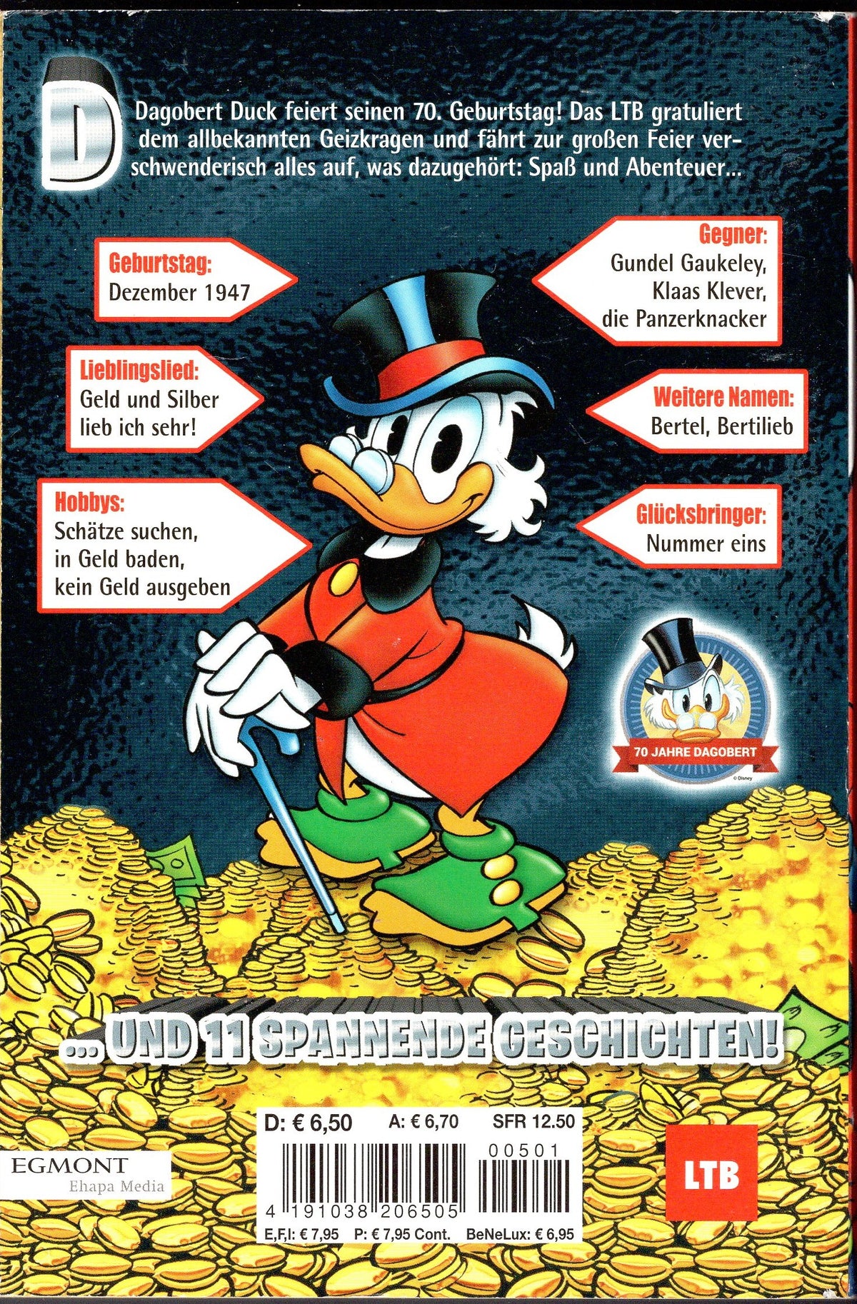 LTB Band Nr. 501 - Gold & Silber lieb ich sehr Lustiges Taschenbuch