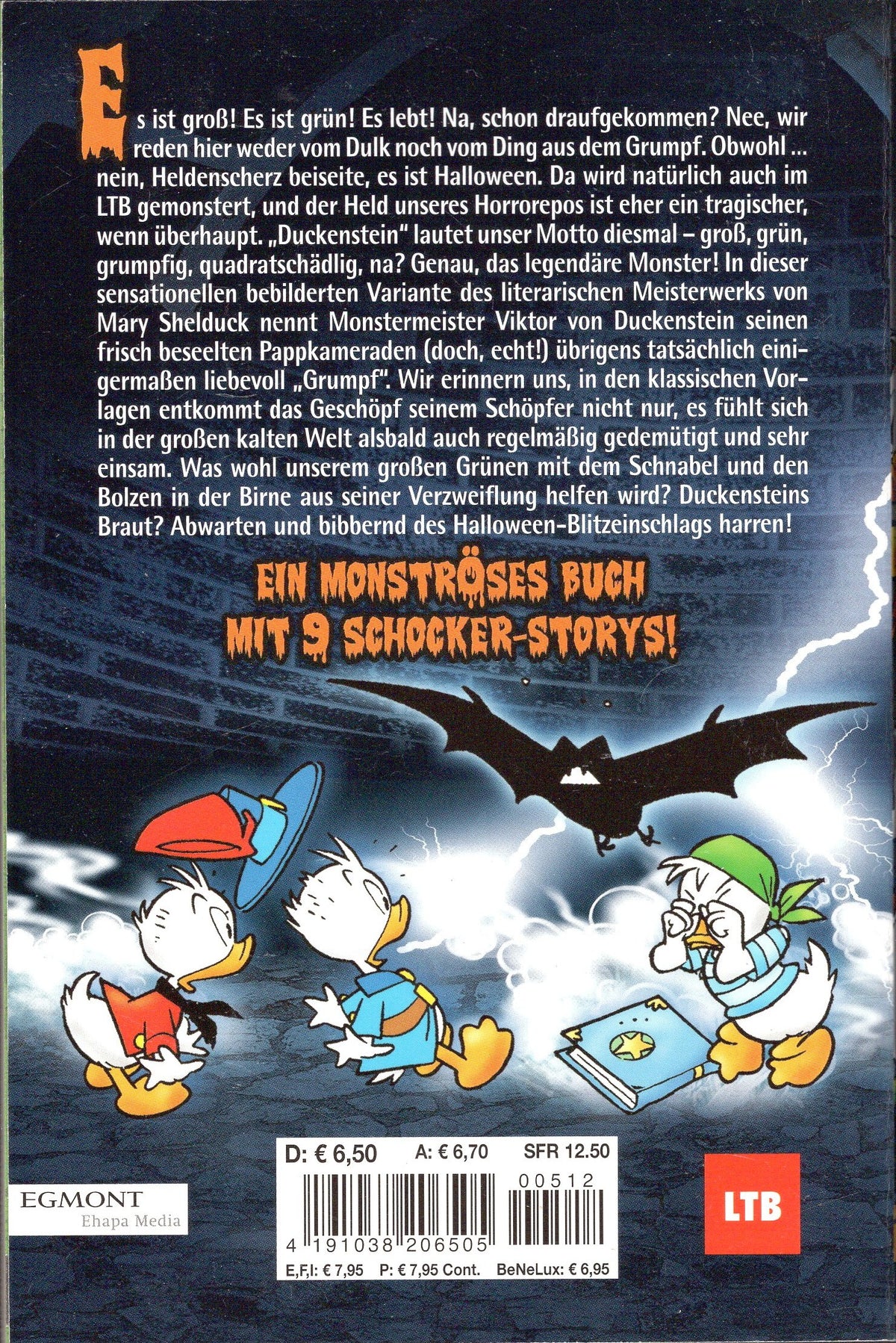 LTB Band Nr. 512 - Duckenstein Lustiges Taschenbuch