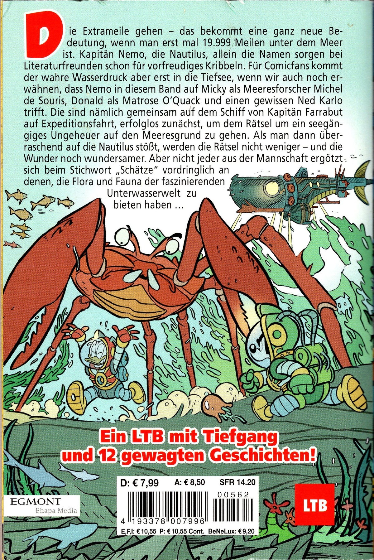 Lustiges Taschenbuch 562 19.999 Meilen Unter Dem Meer LTB 562