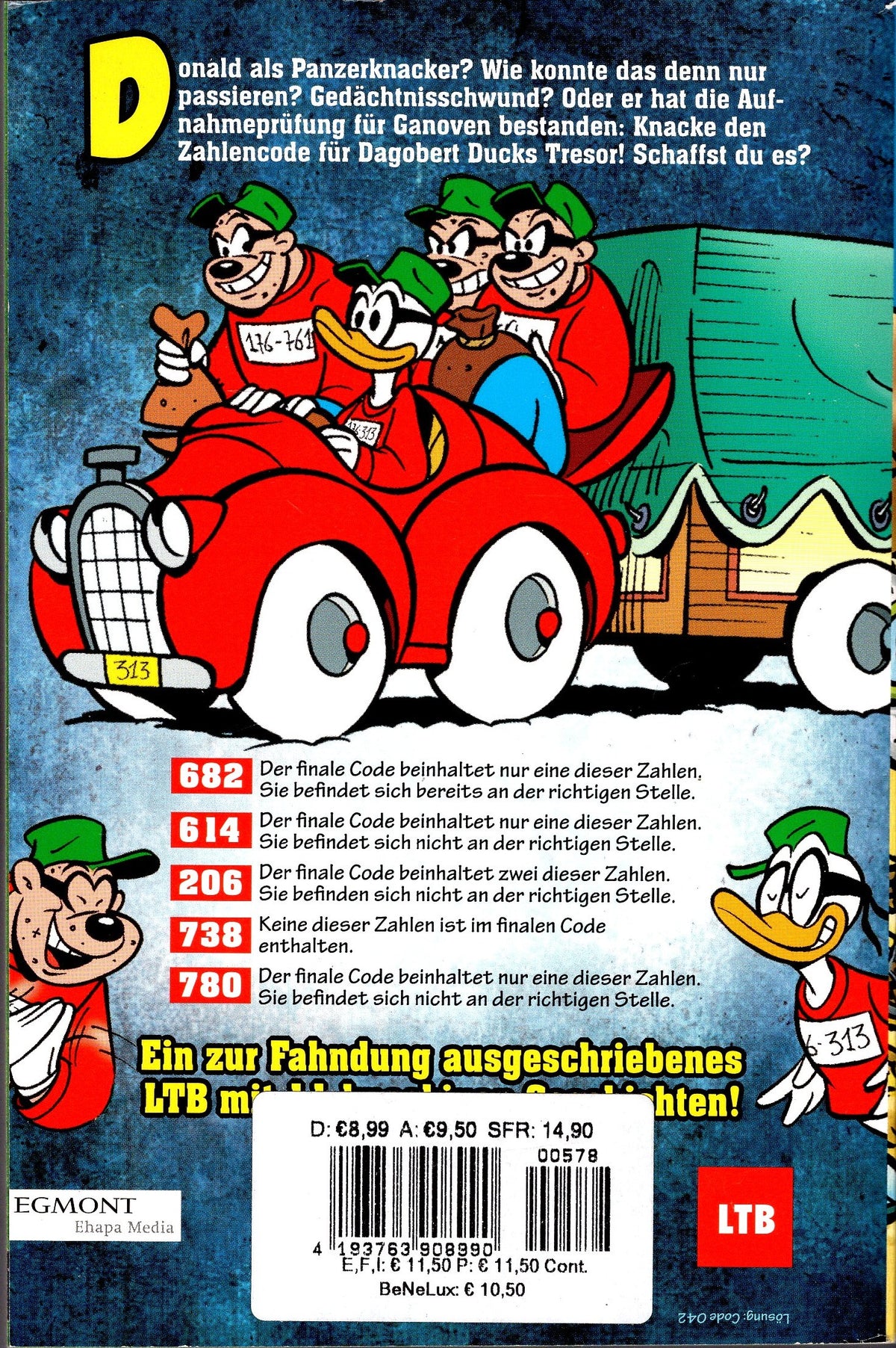 Lustiges Taschenbuch 578 - Panzerknacker Donald LTB 578